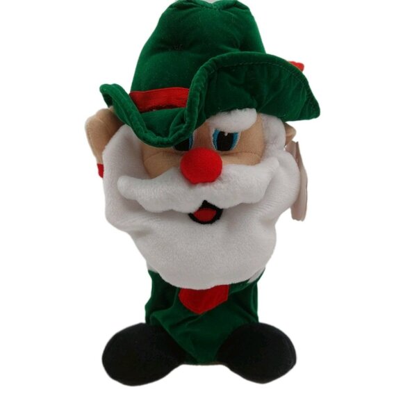 Wishpets Santa Claus Singing Animated Germany Lederhosen Plush Tested Works - Picture 1 of 10